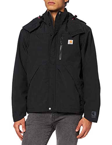 Carhartt Men's Storm Defender Loose Fit Heavyweight Jacket (Regular and Big & Tall Sizes),Black,Medium