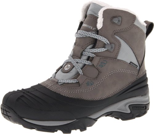 Merrell Women's Snowbound Mid Waterproof Winter Boot,Charcoal,8 M US