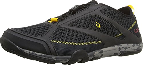 OluKai 'eleu Trainer - Men's Athletic Shoes Black/Black - 10