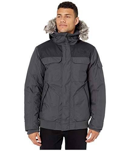 THE NORTH FACE Men's Gotham Jacket III, Asphalt Grey/TNF Black/TNF Black, Medium