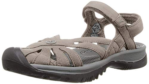 KEEN Women's Rose Sandal, Aluminum/Neutral Gray, 8.5 B - Medium
