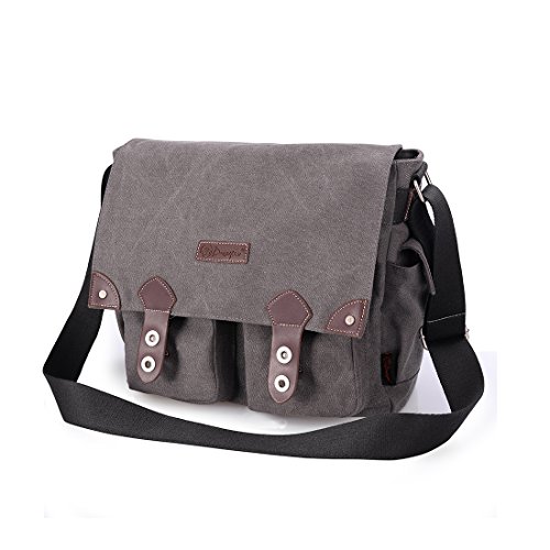 DouGuYan Unisex Messenger Bag Fashionable and Best Style Backpack for Men and Women Grey 43608