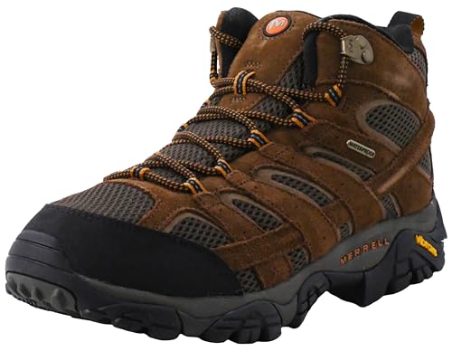 Merrell Men's Moab 2 Mid Waterproof Hiking Boot, Earth, 10.5 M US