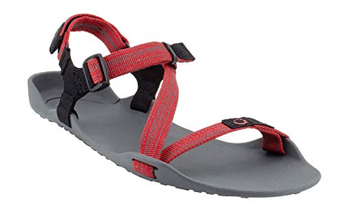 Xero Shoes Women's Z-Trek Sport Sandals - Zero Drop, Lightweight & Packable, Multi-red, 5