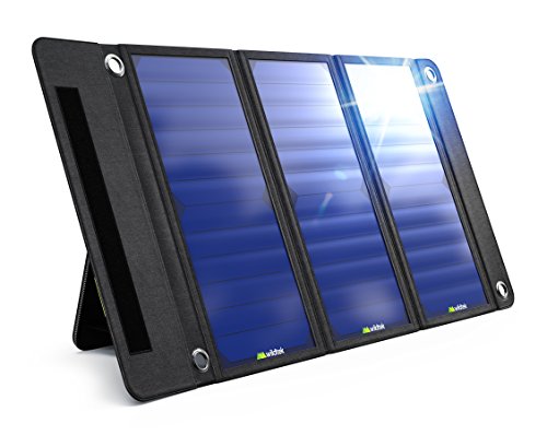 Wildtek Source 21W Waterproof Portable Solar Charger Panel with Dual USB Ports