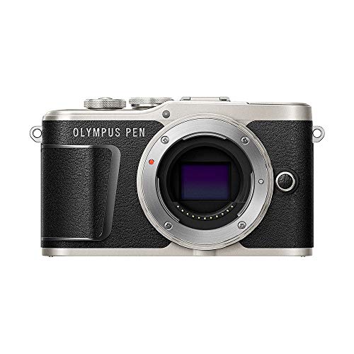 OM SYSTEM OLYMPUS PEN E-PL9 Kit with 14-42mm EZ Lens, Camera Bag, and Memory Card (Onyx Black)