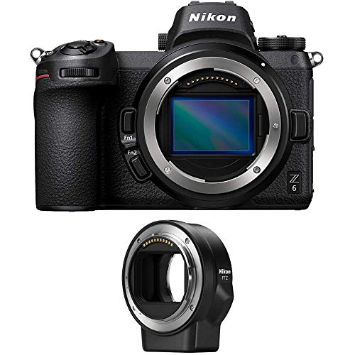 Nikon Z6 24.5MP FX-Format Full-Frame Mirrorless Camera (Body) with FTZ Mount Adapter