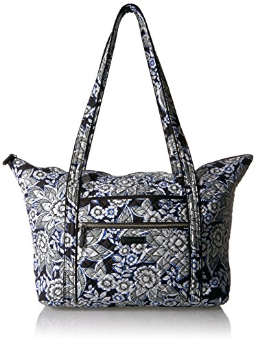 Vera Bradley Women's Cotton Miller Tote Travel Bag, Snow Lotus, One Size