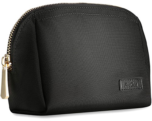 ProCase Makeup Bag Organizer for Purse, Cosmetic Pouch Clutch Travel Storage Bag for Women Skincare Facial Cleanser and Beauty Stuff -Large, Black
