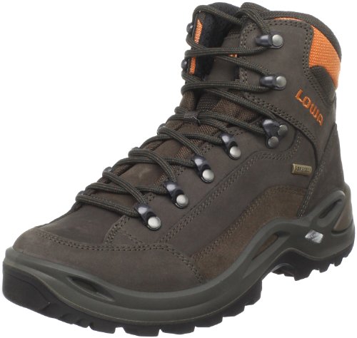 Lowa Women's Renegade GTX Mid Hiking Boot,Slate/Orange,10 M US