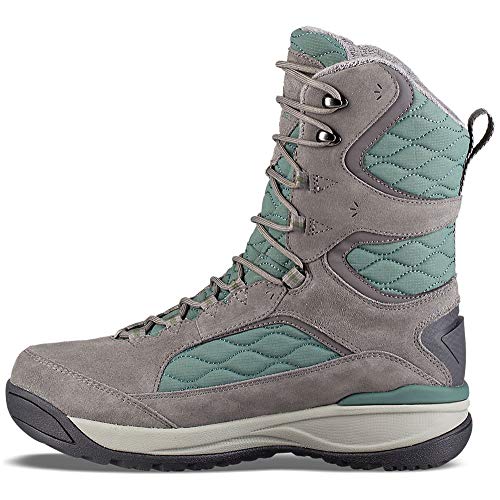 Vasque Women's Pow III UltraDry Snow Sneaker, Grey/Silver Pine, 9 M US
