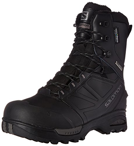 Salomon Men's TOUNDRA PRO CSWP Snow Boot Black/Autobahn, 7 M US