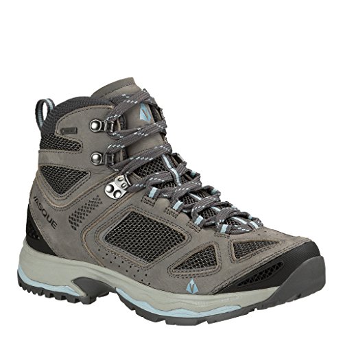 Vasque Womens Breeze III GTX Gore-tex Waterproof BREATHABLE Hiking Boot, Gargoyle/Blue, Size 10.5 M
