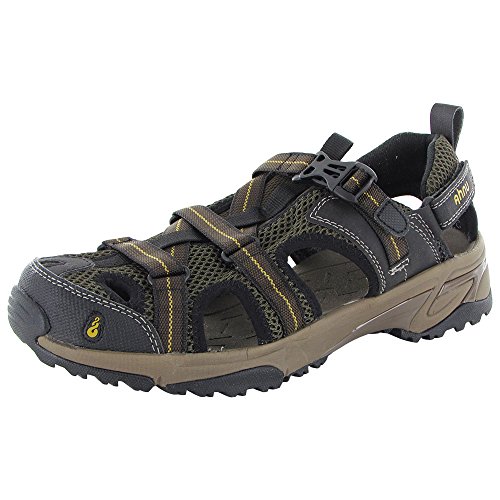 Ahnu Kovar Sport Sandals, Smokey Brown, Men (10)