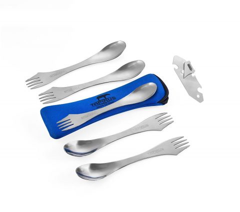 Tapirus 5 Spork Of Steel Utensils Set