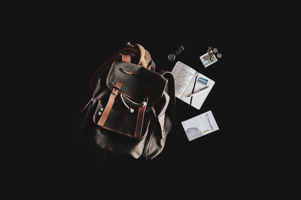 bag with passport